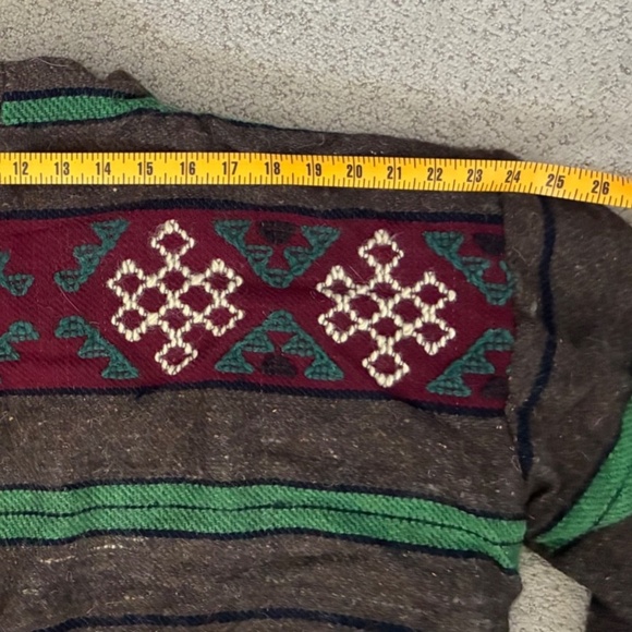 Vintage Tibetan Wool Jacket Handmade - Picture 4 of 4